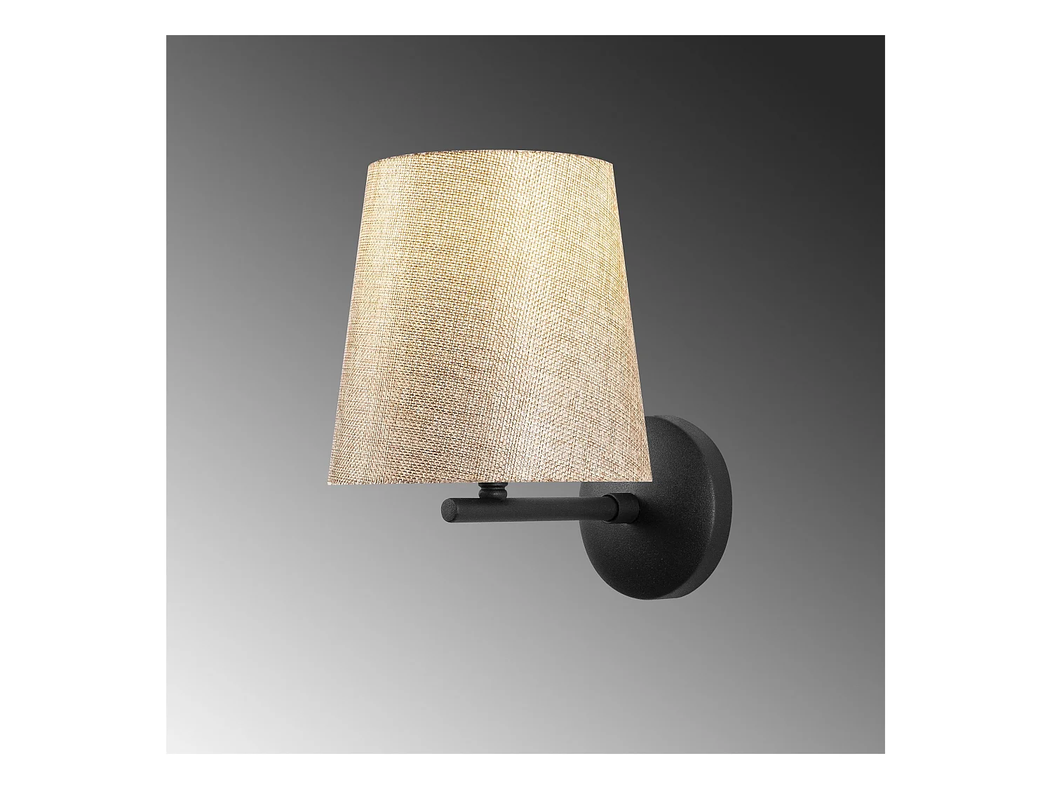 Applique Murale Interieur,  Lampe Murale Industrielle Bois, Noir 18x22x26 Cm