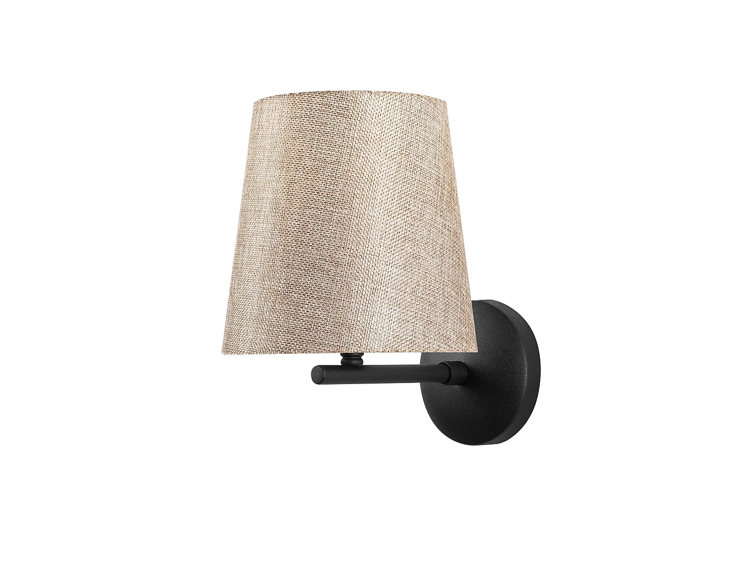 Applique Murale Interieur,  Lampe Murale Industrielle Bois, Noir 18x22x26 Cm