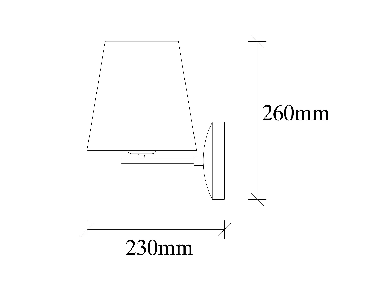 Applique Murale Interieur,  Lampe Murale Industrielle Bois, Noir 18x22x26 Cm