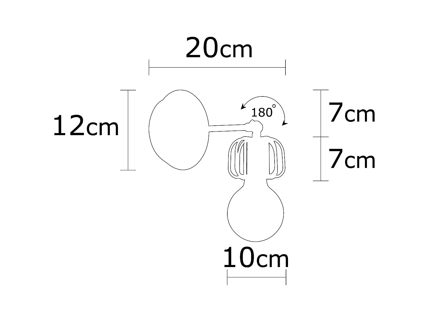 Applique Murale Interieur,  Lampe Murale Industrielle Bois, Noir 10x10x14 Cm