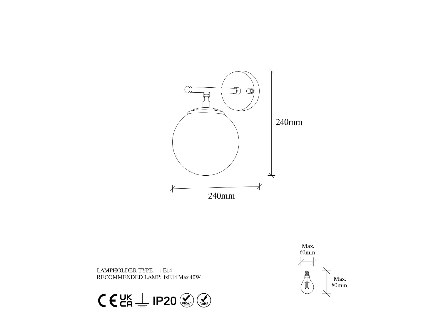 Applique Murale Interieur,  Lampe Murale Industrielle Bois, Or Shine  15x24x24 Cm