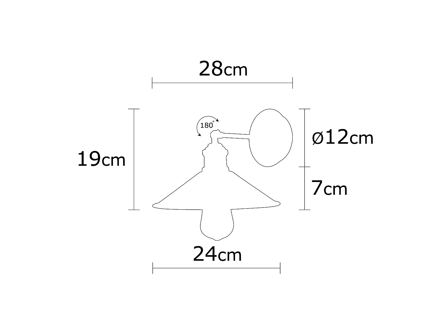 Applique Murale Interieur,  Lampe Murale Industrielle Bois, Vintage 24x24x20 Cm