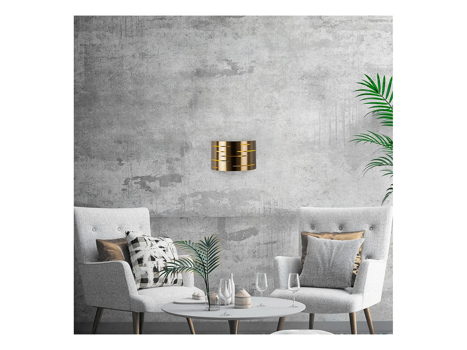 Applique Murale Interieur,  Lampe Murale Industrielle Bois, Vintage 30x10x22 Cm