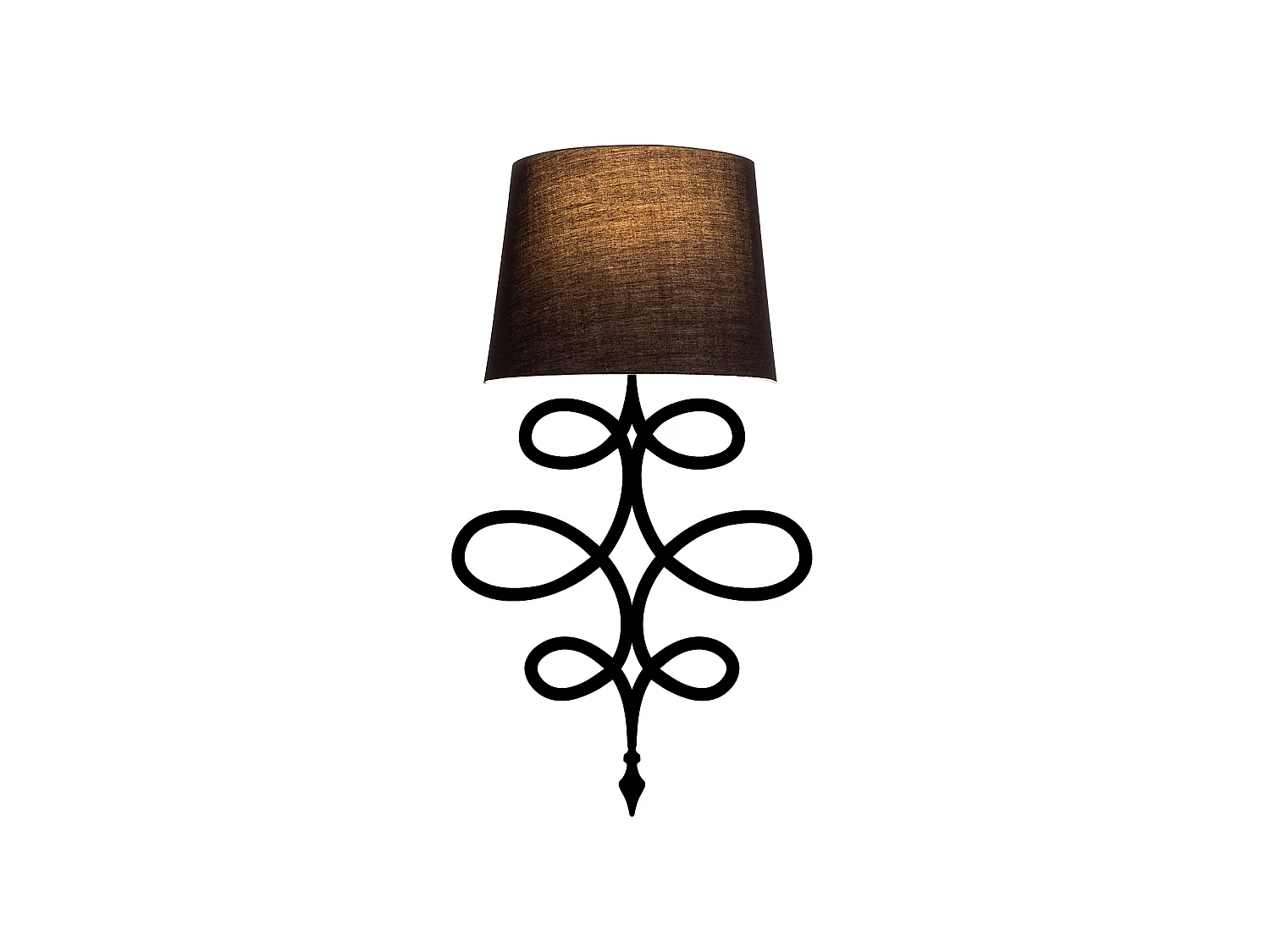 Applique Murale Interieur,  Lampe Murale Industrielle Bois, Noir 15x28x62 Cm