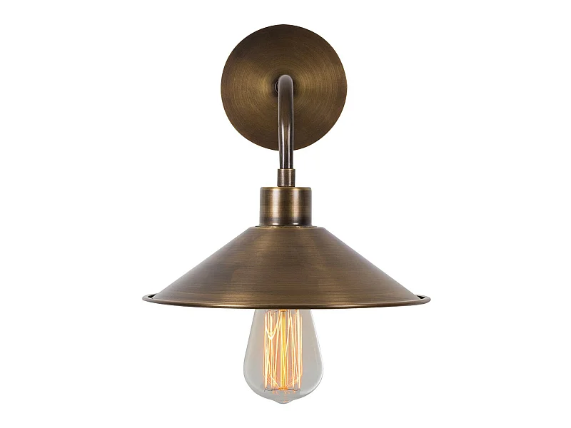 Applique Murale Interieur,  Lampe Murale Industrielle Bois, Vintage 24x36x25 Cm