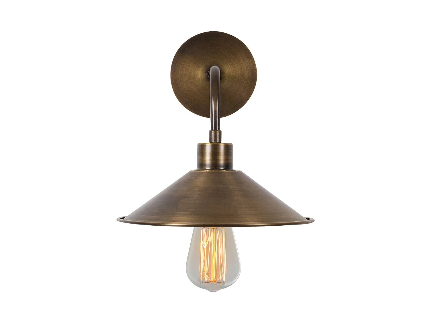 Applique Murale Interieur,  Lampe Murale Industrielle Bois, Vintage 24x36x25 Cm