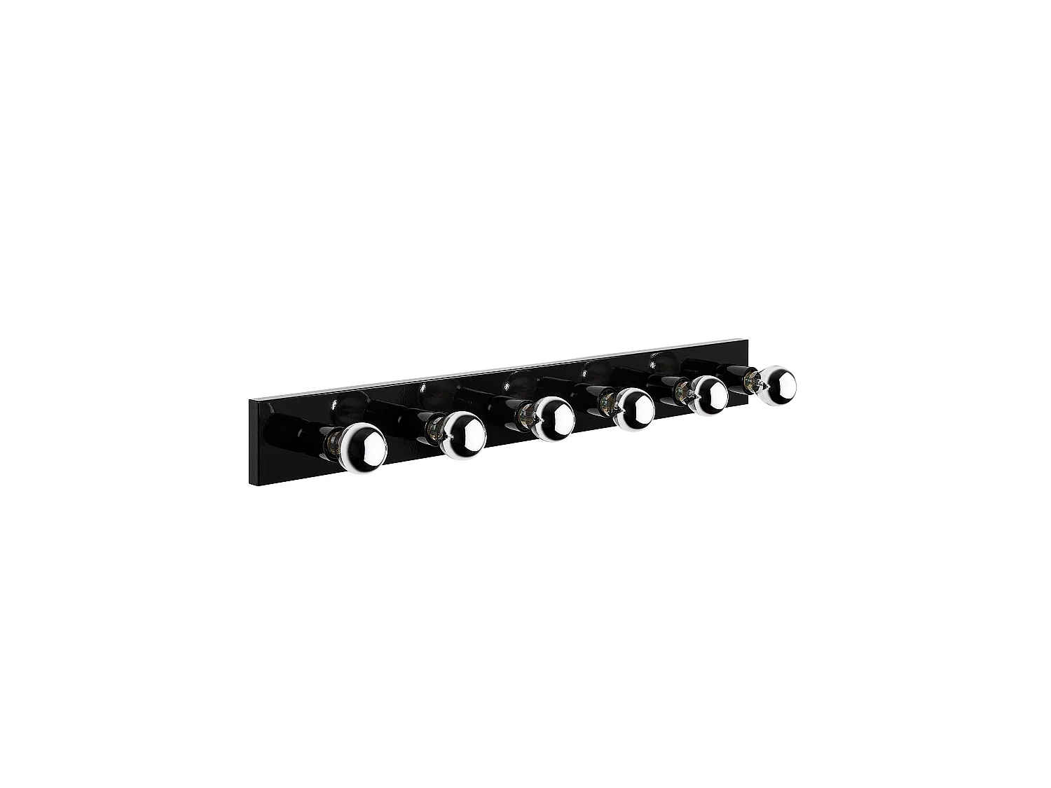 Applique Murale Interieur,  Lampe Murale Industrielle Bois, Noir 10x10x91 Cm