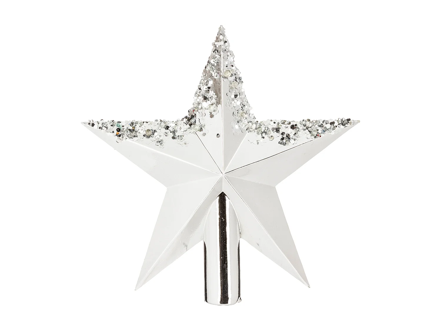 Étoiles Topper D'arbre De Noël Blanches