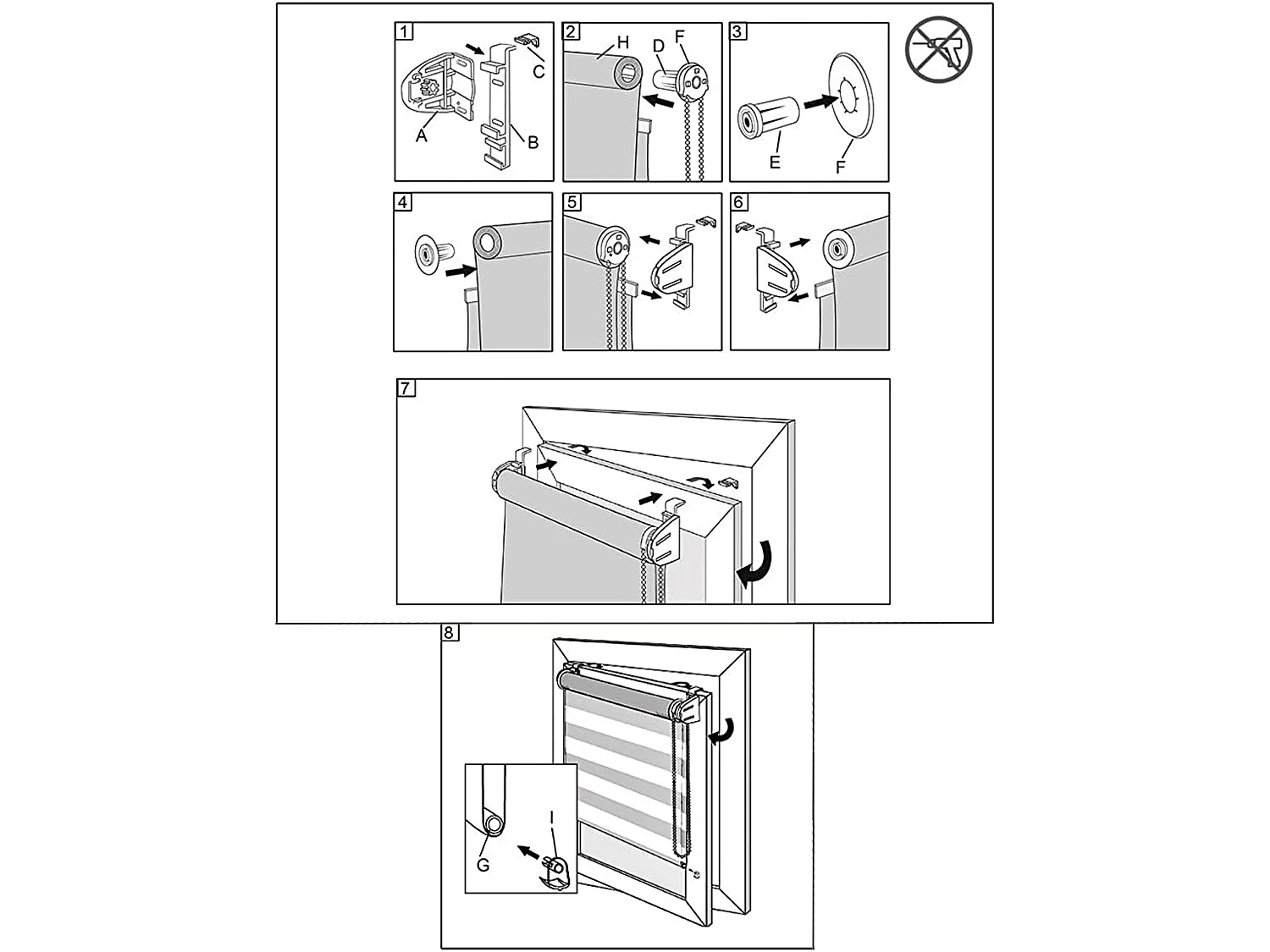Store Enrouleur Lumière Et Nuit 120x180c Couleur Taupe