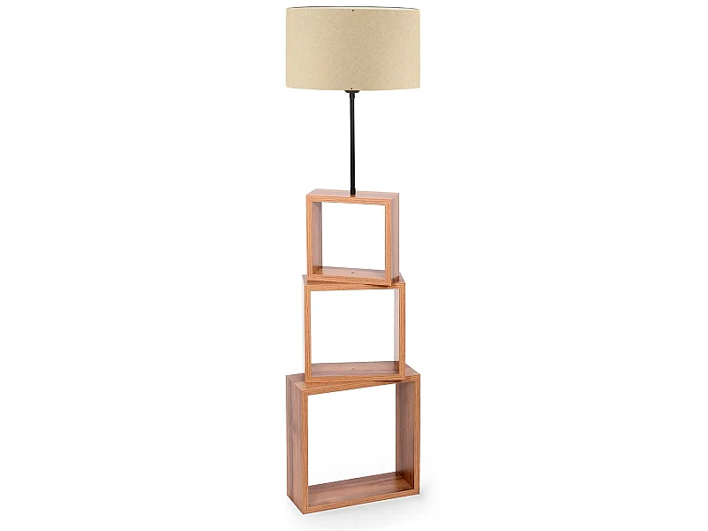 Lampadaire 37 X 91,5 Cm. Crème, Type E 27 Max 45-60 W / 11 W LED