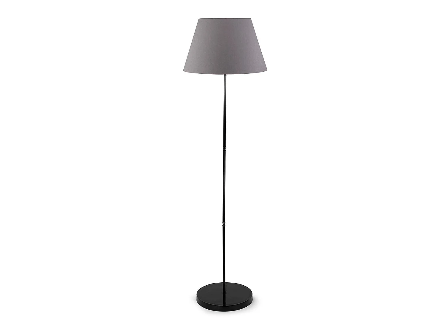 Lampadaire 140 Cm. Gris/noir, Type E 27 Max 45 - 60 W ip : 2-0