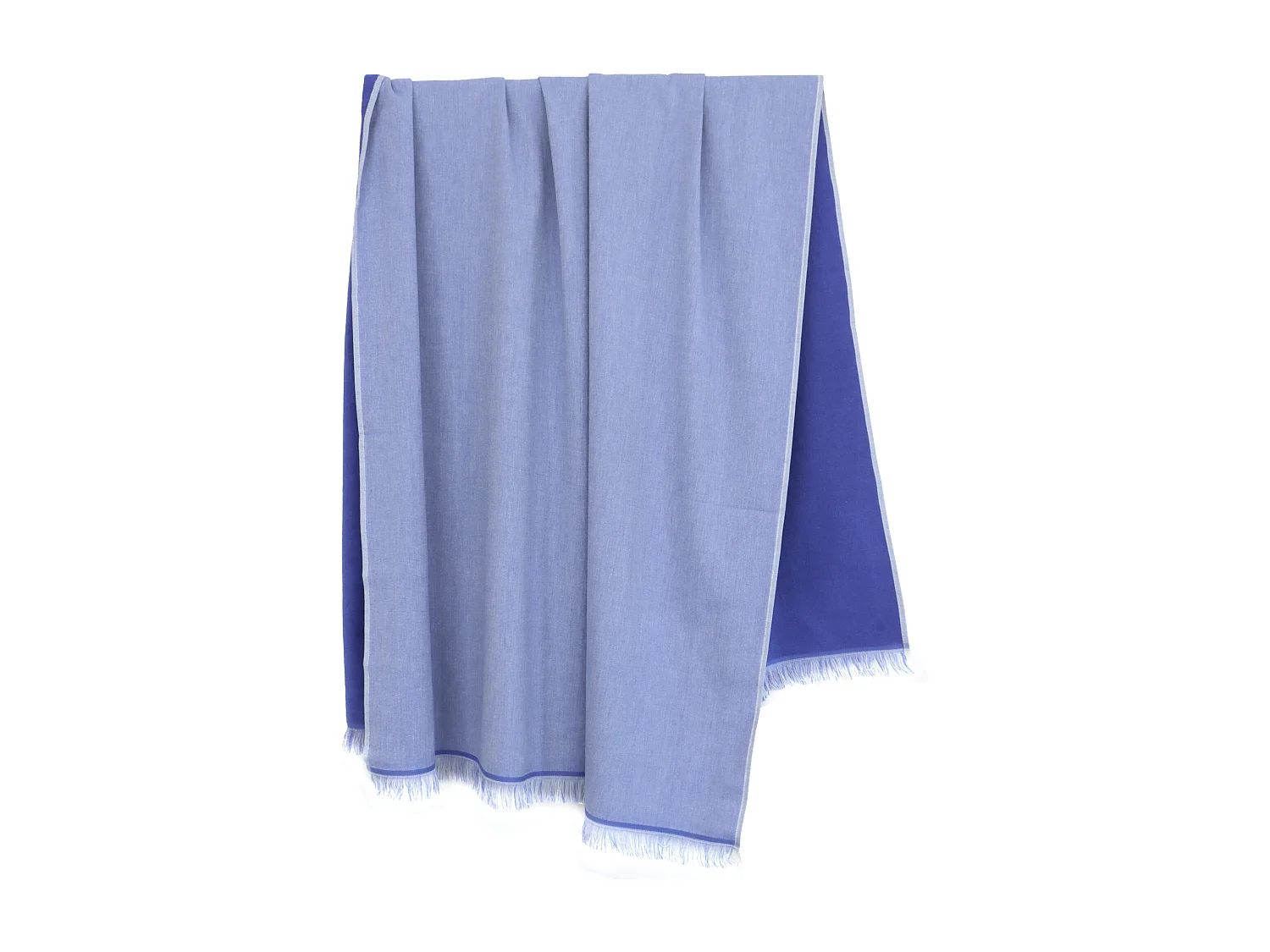 Drap de plage fouta en coton 100x180 cm SOFIA bleu lavande