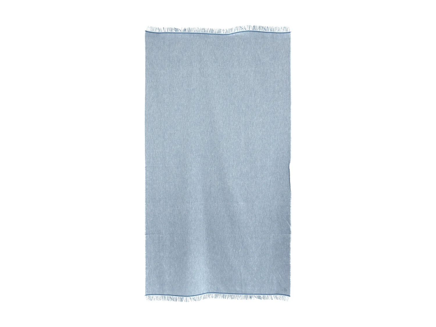 Drap de plage fouta en coton 100x180 cm SOFIA bleu gris