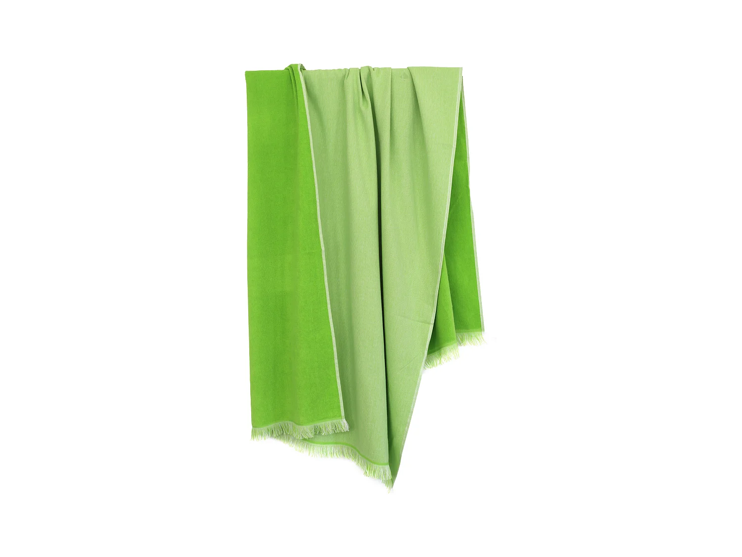 Drap de plage fouta en coton 100x180 cm SOFIA vert pomme
