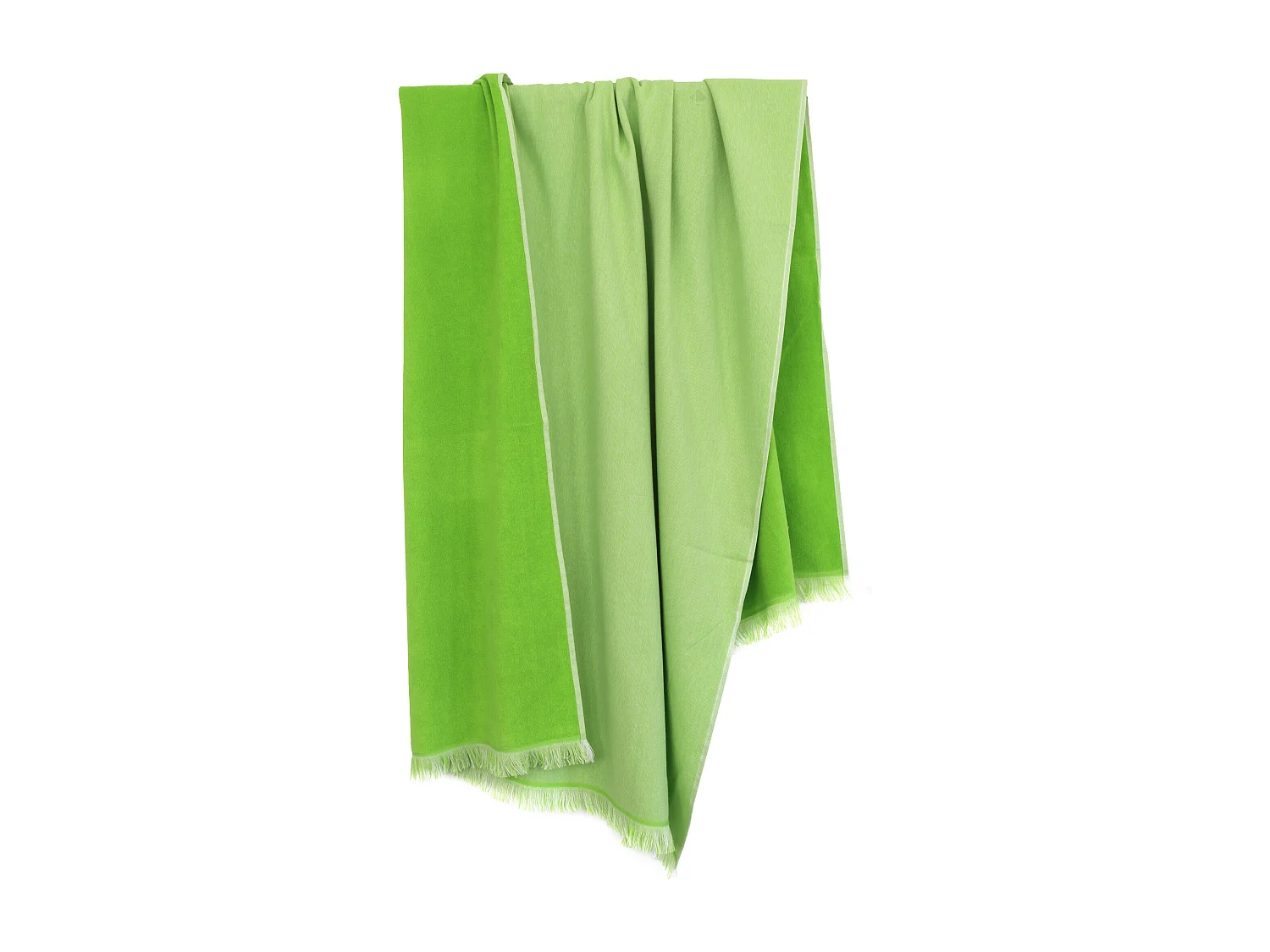 Drap de plage fouta en coton 100x180 cm SOFIA vert pomme