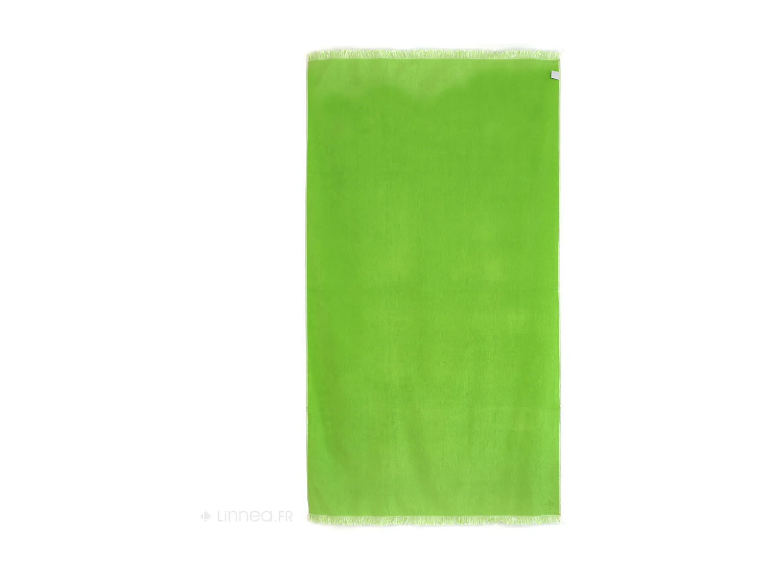 Drap de plage fouta en coton 100x180 cm SOFIA vert pomme