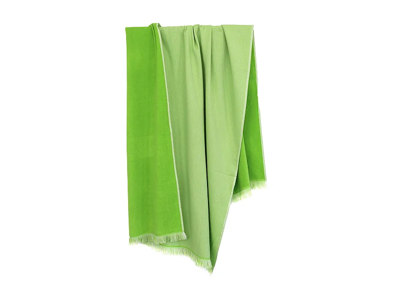 Drap de plage fouta en coton 100x180 cm SOFIA vert pomme