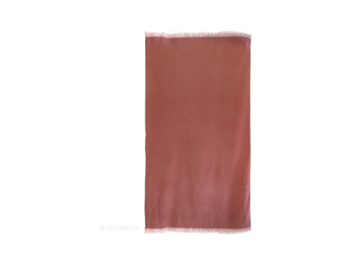 Drap de plage fouta en coton et éponge 100x180 cm SOFIA rose