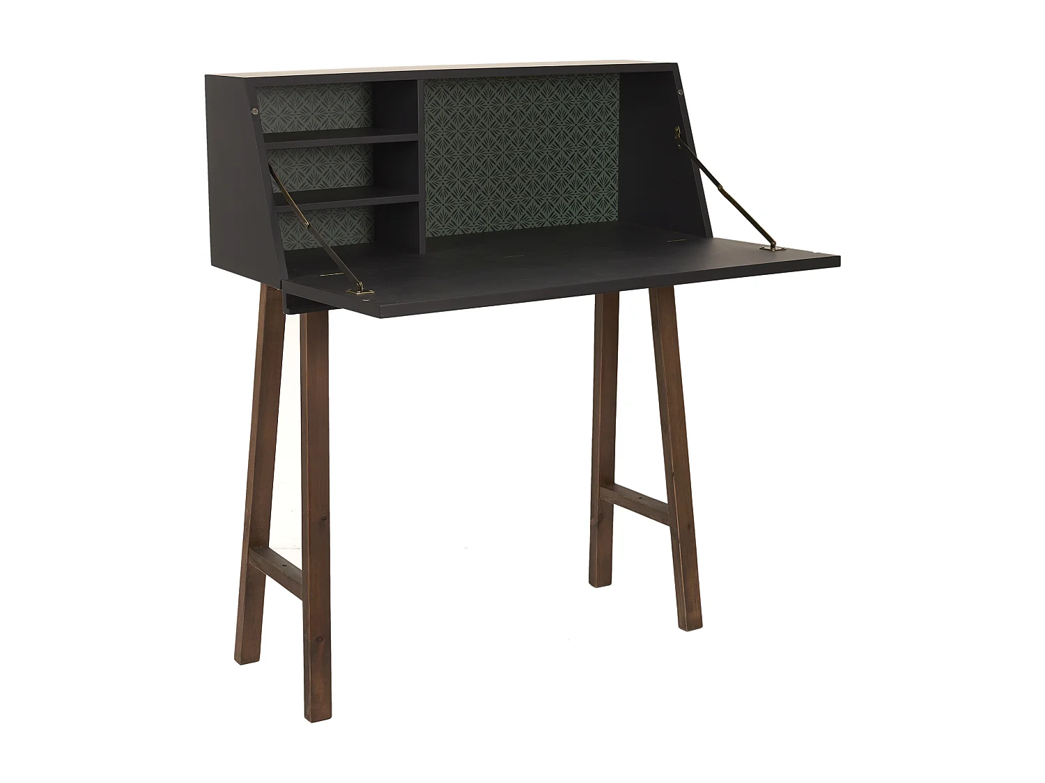 Cabinet Sur Pieds Hauts Emile Pied Bois Fonce