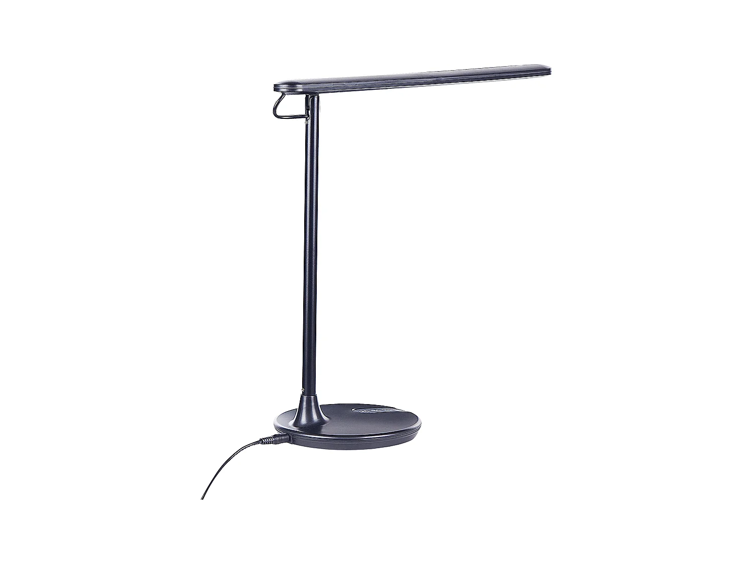 LED Schreibtischlampe Metall schwarz 38 cm hoch verstellbar für Büro Draco