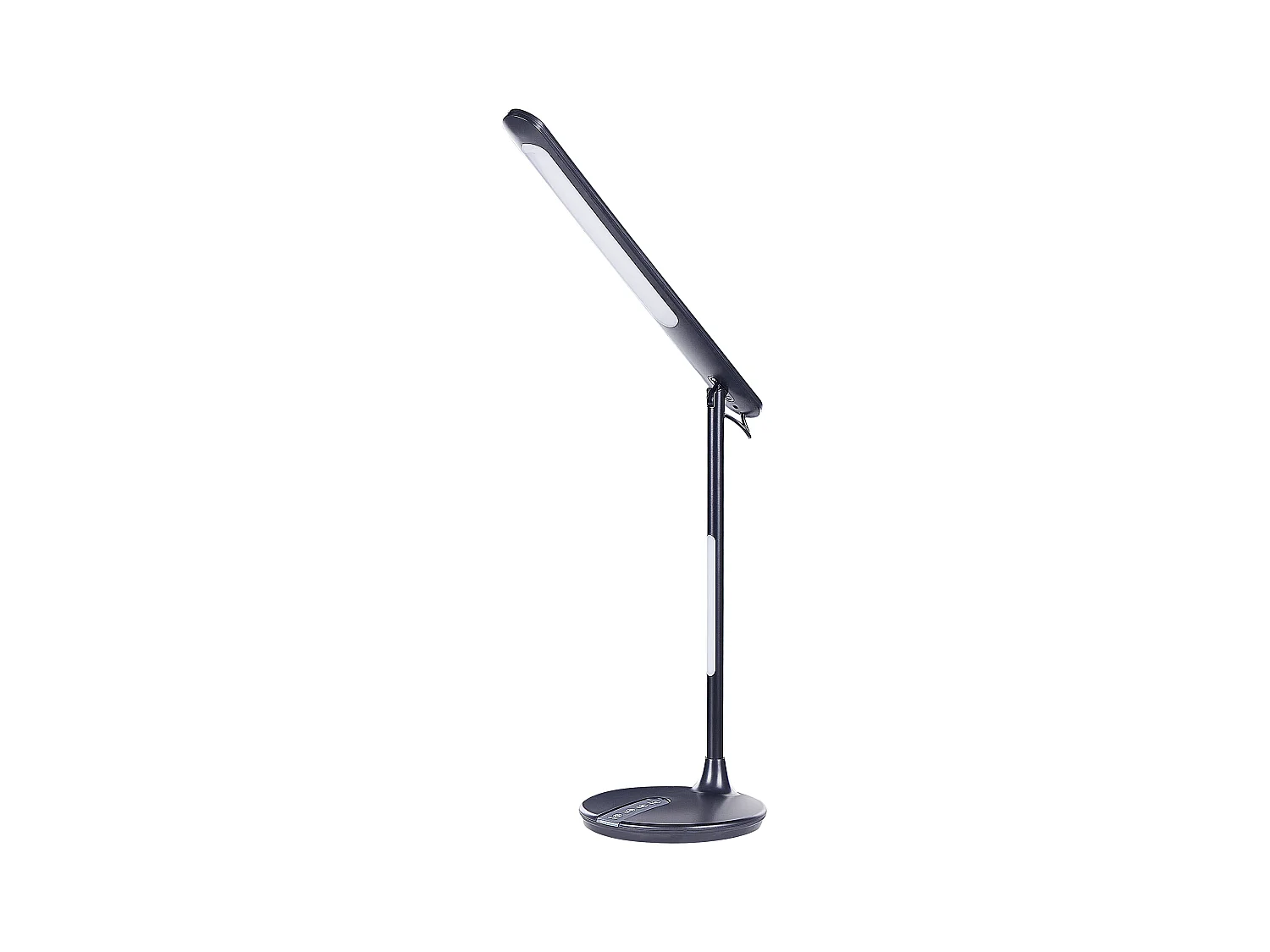 LED Schreibtischlampe Metall schwarz 38 cm hoch verstellbar für Büro Draco