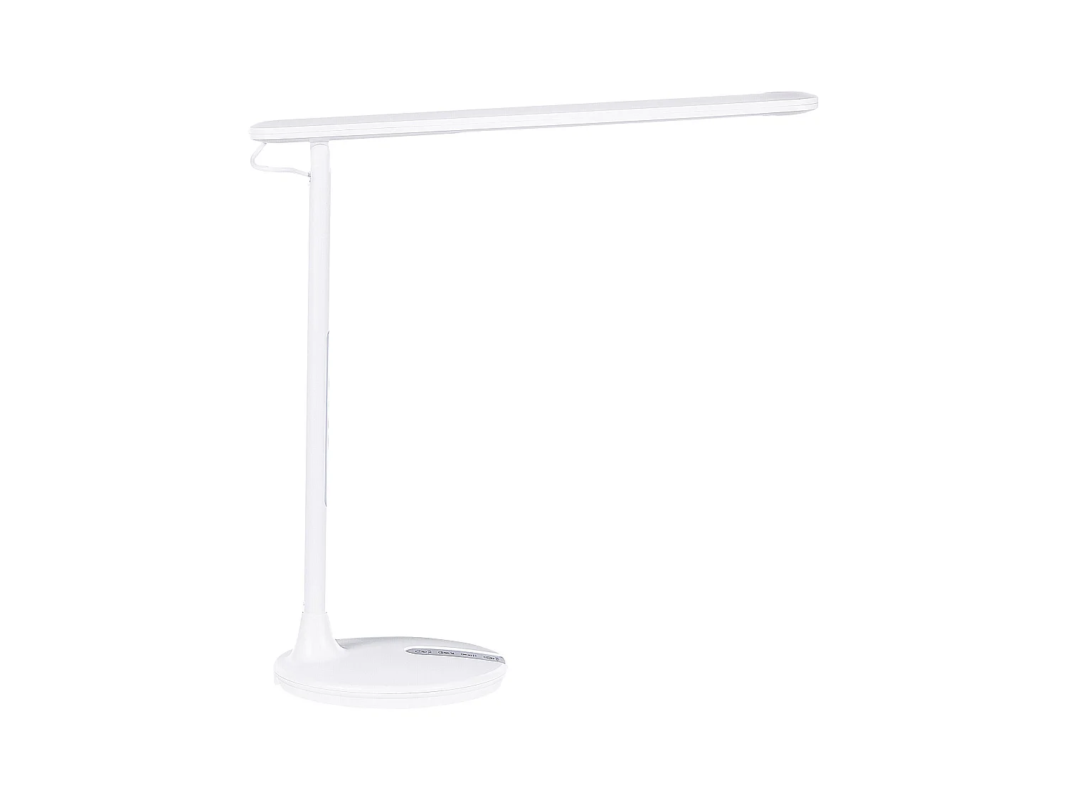 Lampe de bureau LED DRACO Avec variateur Métal Blanc