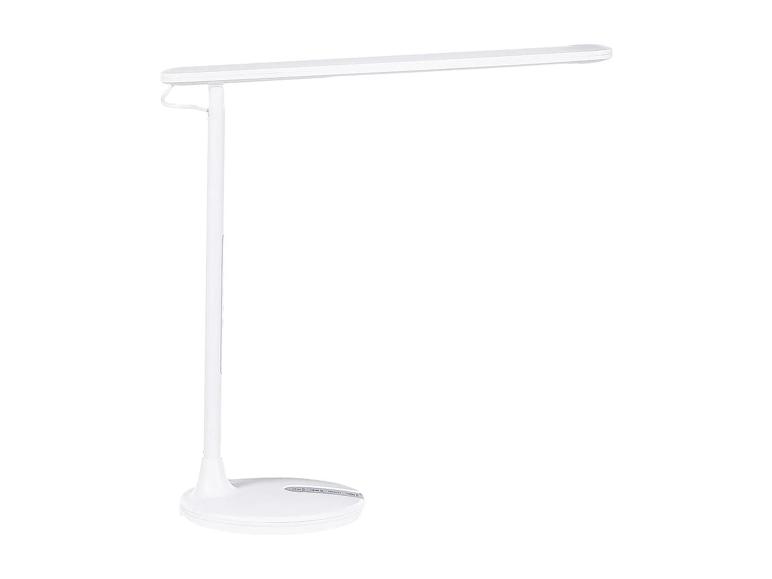 Lampe de bureau LED DRACO Avec variateur Métal Blanc