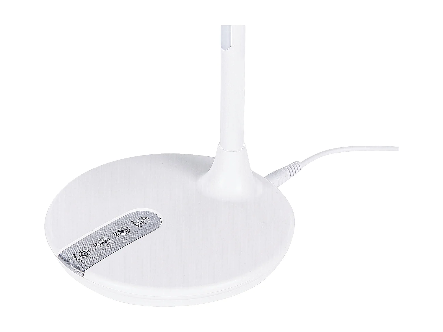 Lampe de bureau LED DRACO Avec variateur Métal Blanc