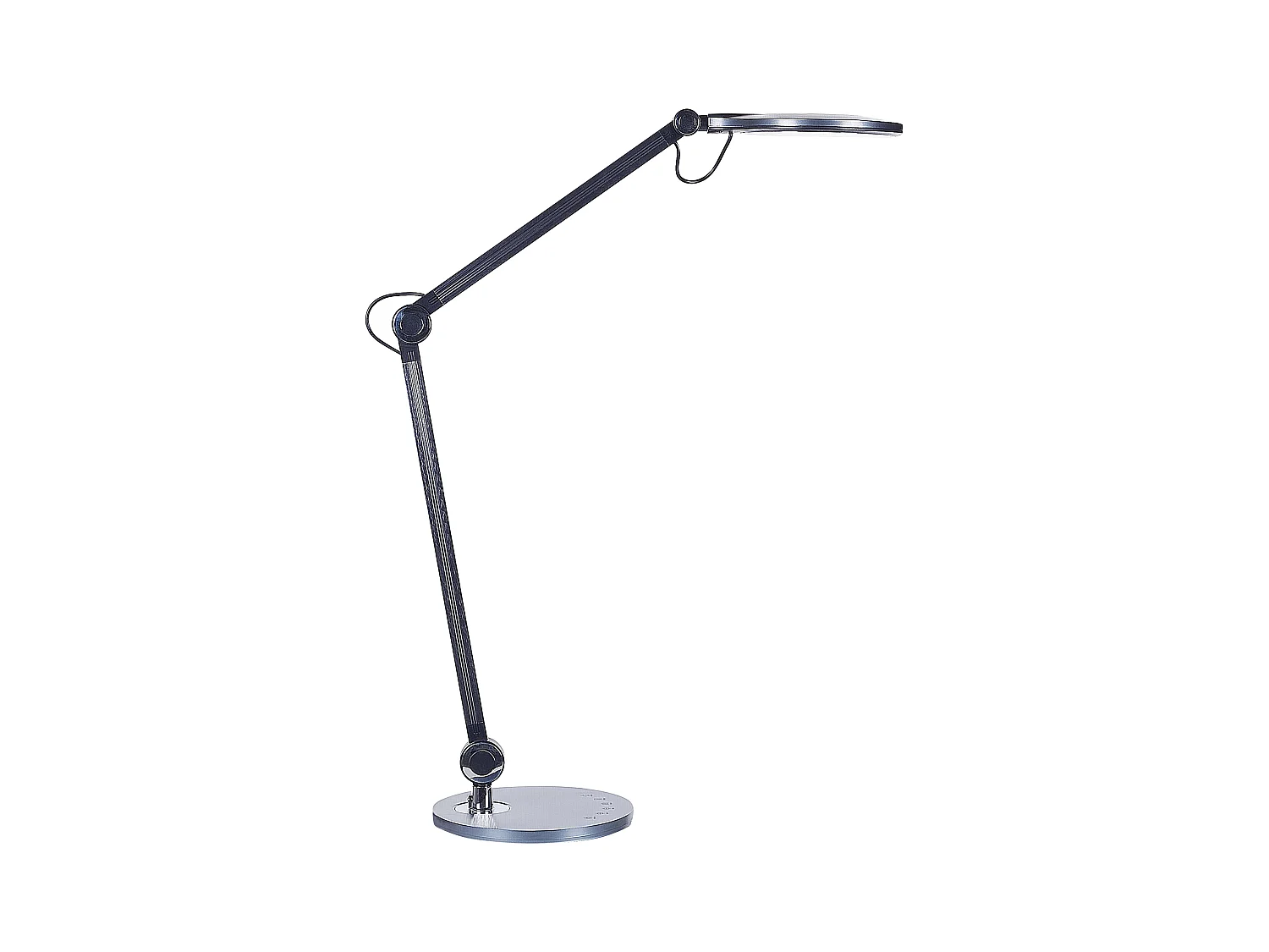 Lampe de bureau LED ERIDANUS Avec variateur Métal Noir