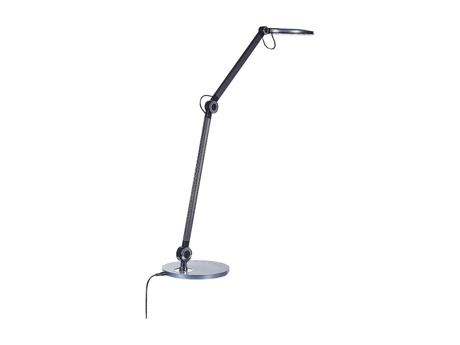 LED Schreibtischlampe Metall schwarz 34 cm verstellbar für Büro Eridanus