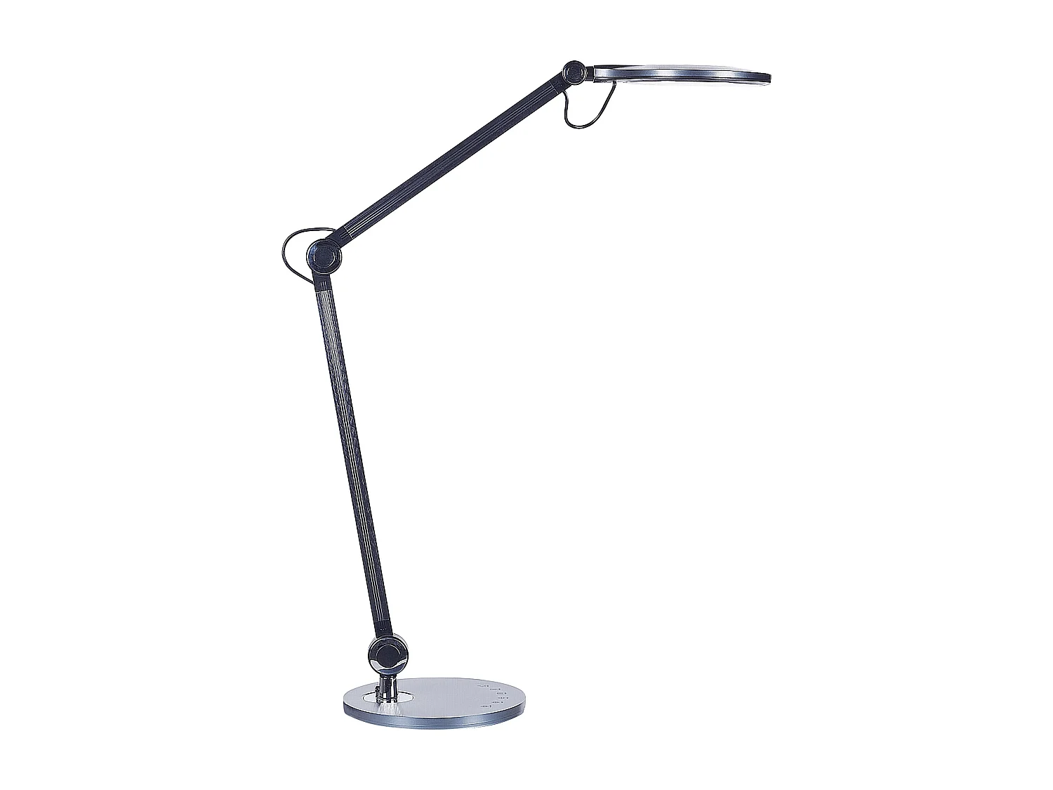 LED Schreibtischlampe Metall schwarz 34 cm verstellbar für Büro Eridanus