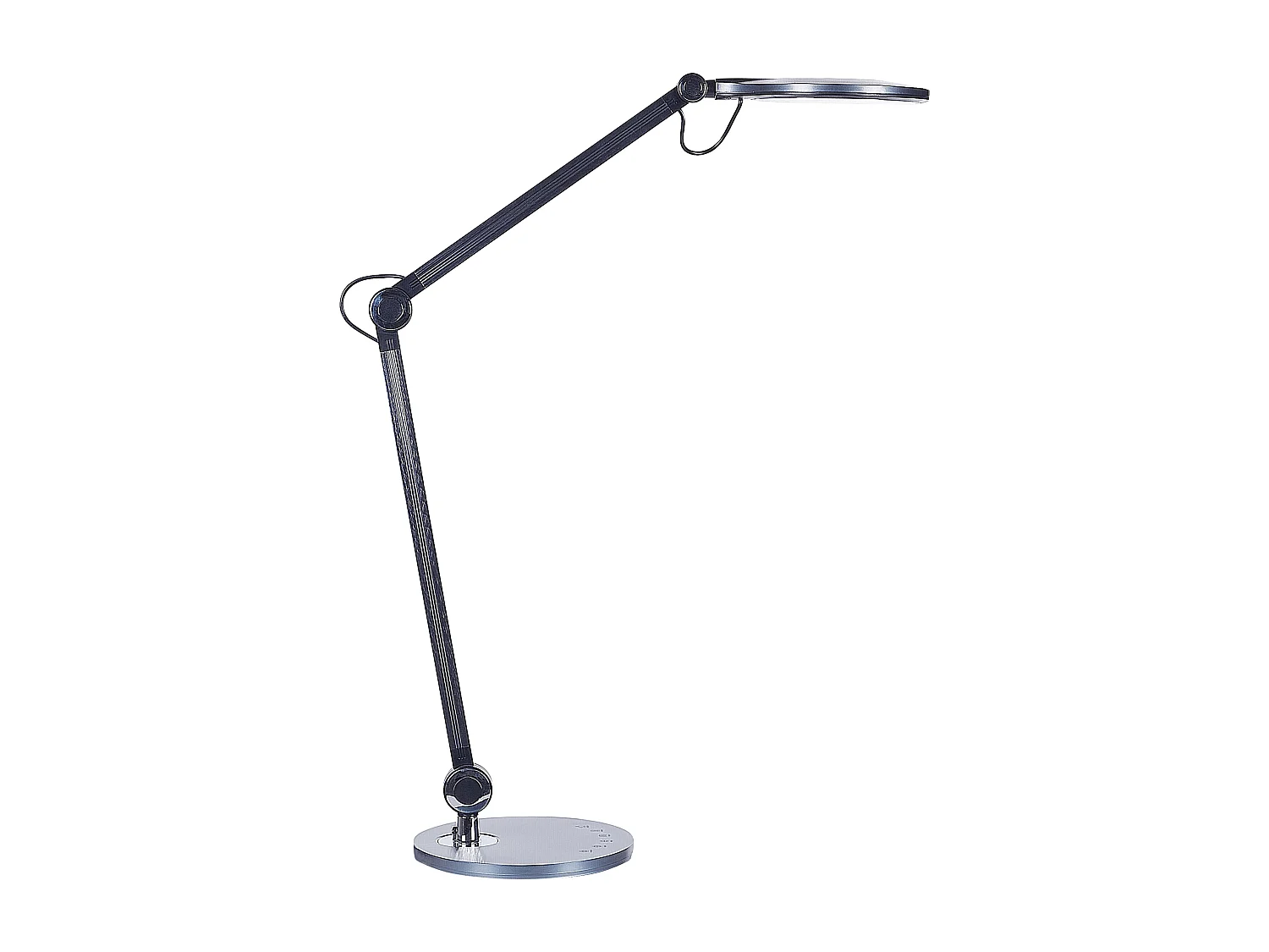 LED Schreibtischlampe Metall schwarz 34 cm verstellbar für Büro Eridanus