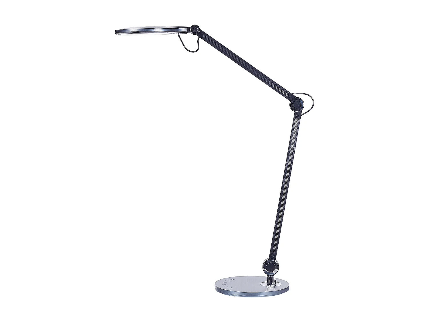 LED Schreibtischlampe Metall schwarz 34 cm verstellbar für Büro Eridanus