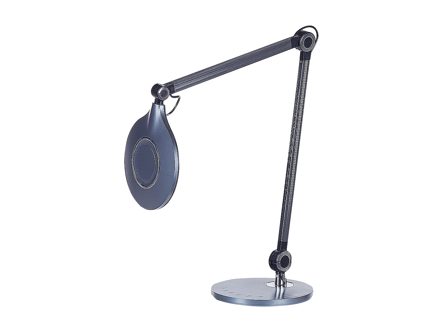 LED Schreibtischlampe Metall schwarz 34 cm verstellbar für Büro Eridanus