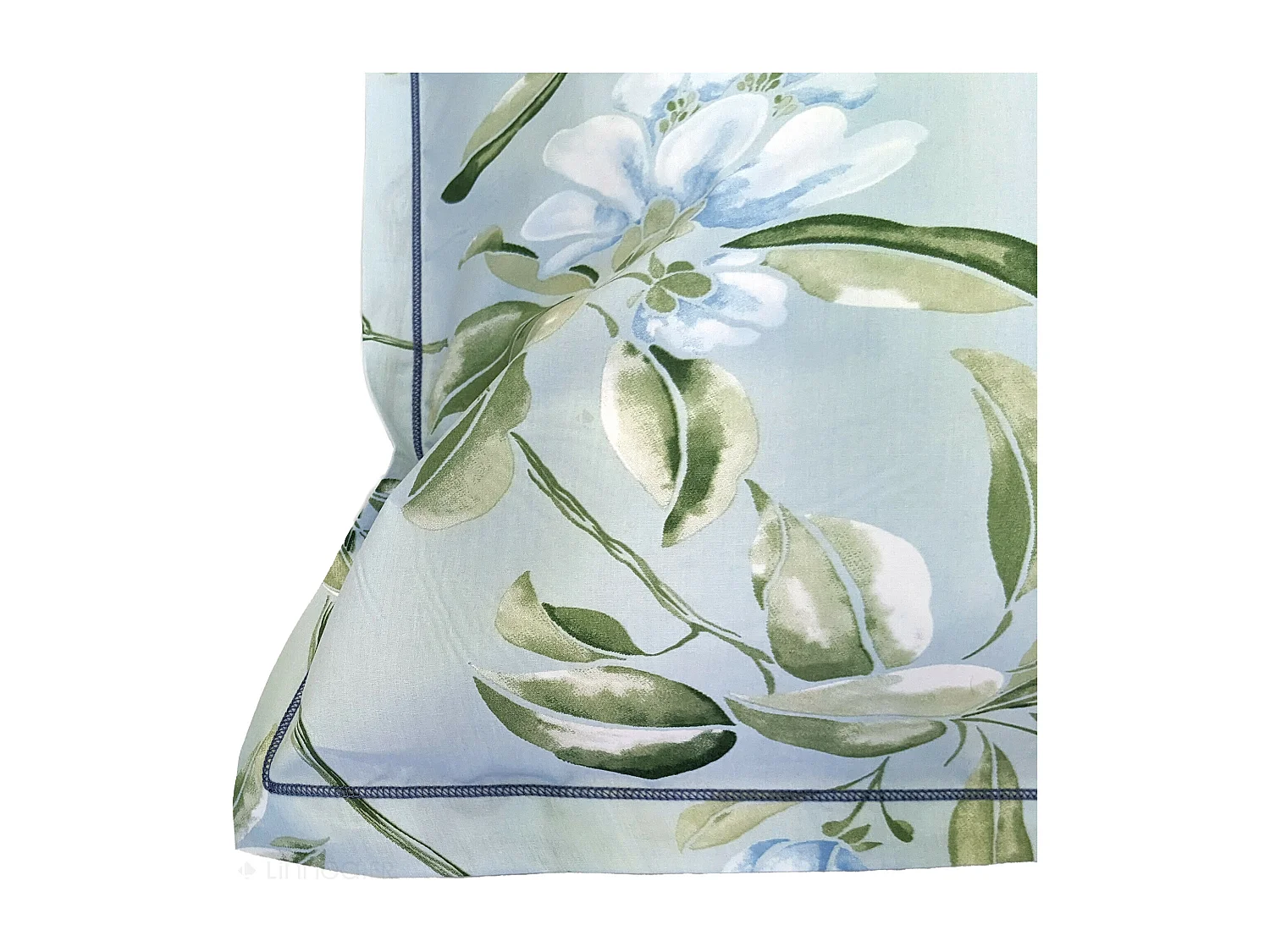 Taie d'oreiller 50x70 cm percale coton ELÉNA vert Nil