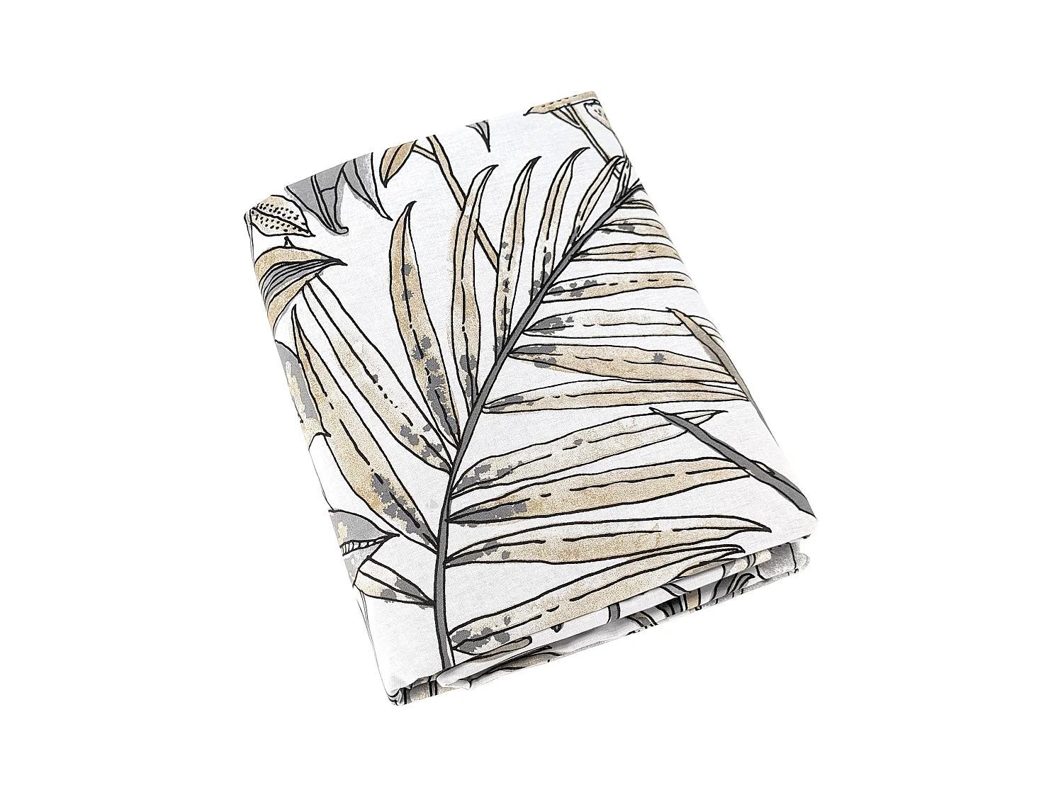 Housse de couette 140x200 cm coton SUMATRA gris Fusain