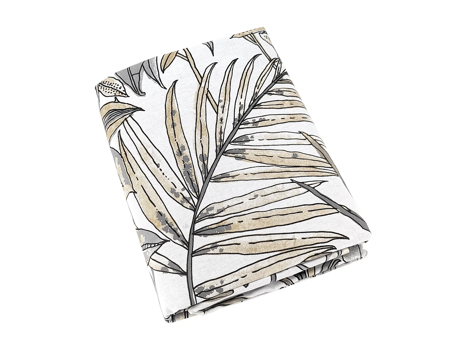 Housse de couette 140x200 cm coton SUMATRA gris Fusain