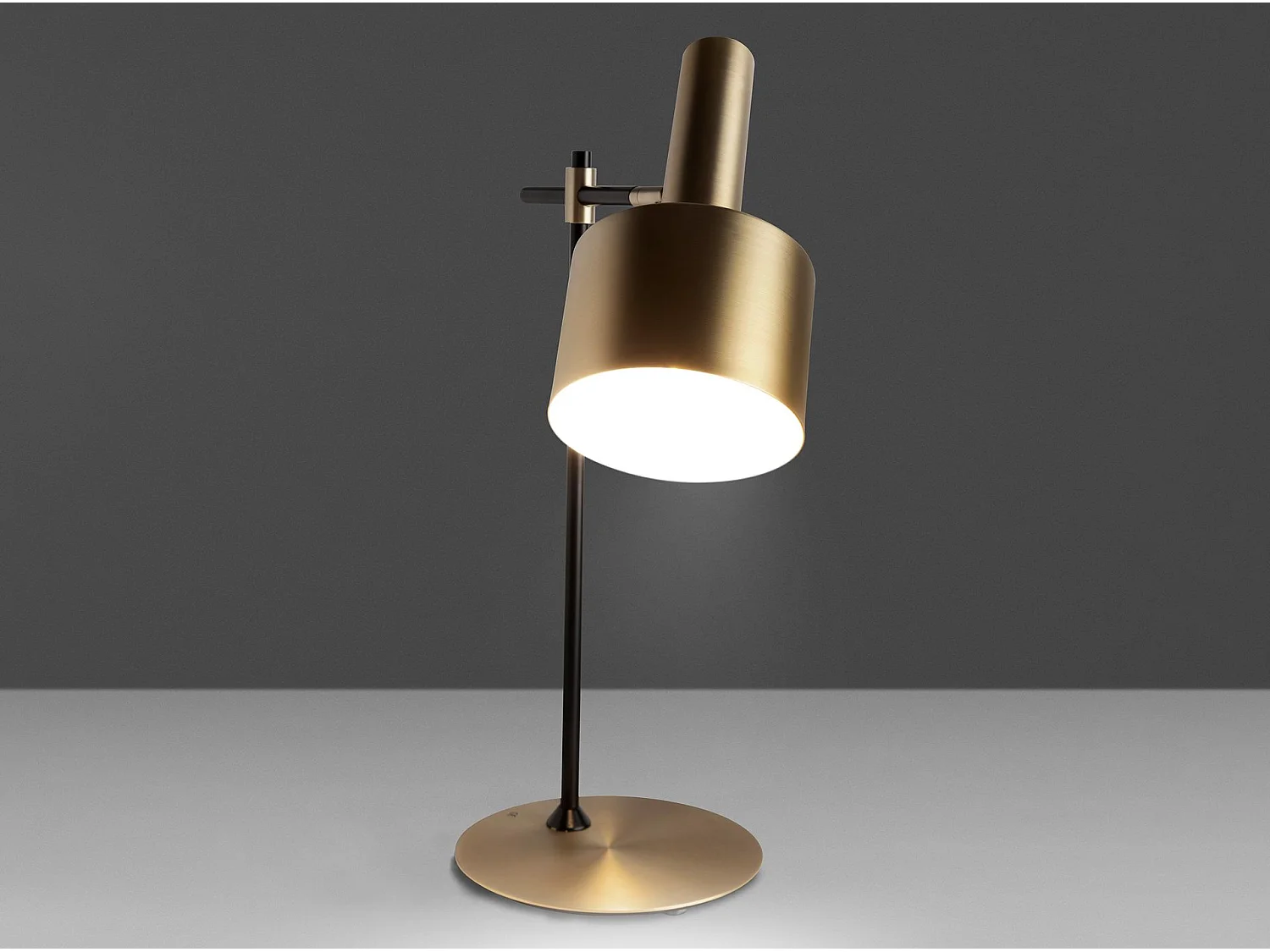 Lampe de bureau en acier et verre transparent 8066 ANGEL CERDA