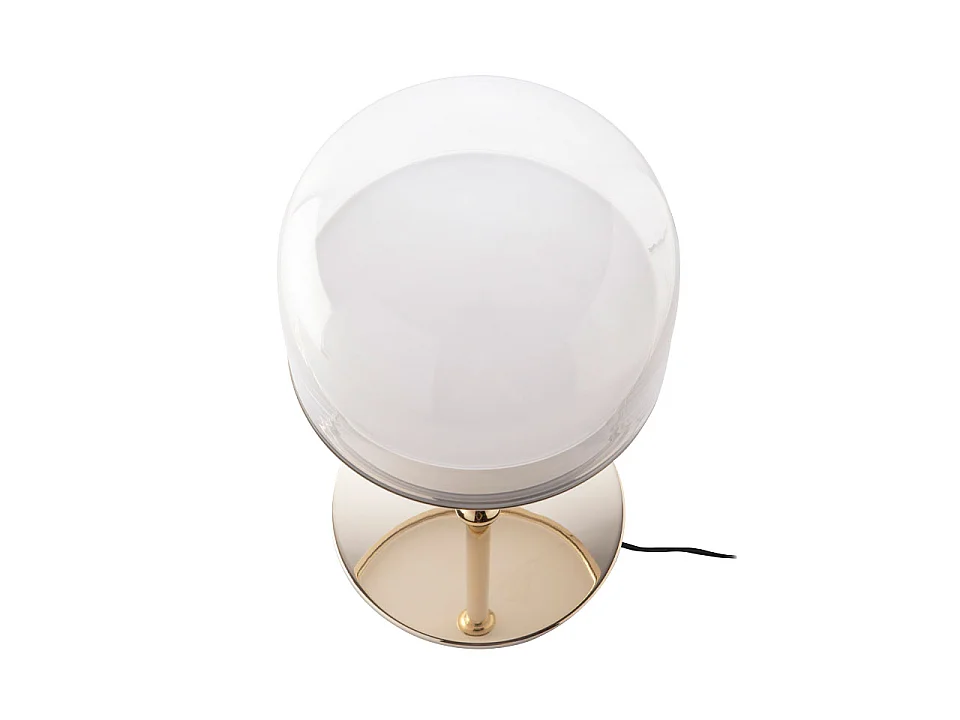 Lampe de bureau en acier et verre transparent 8066 ANGEL CERDA