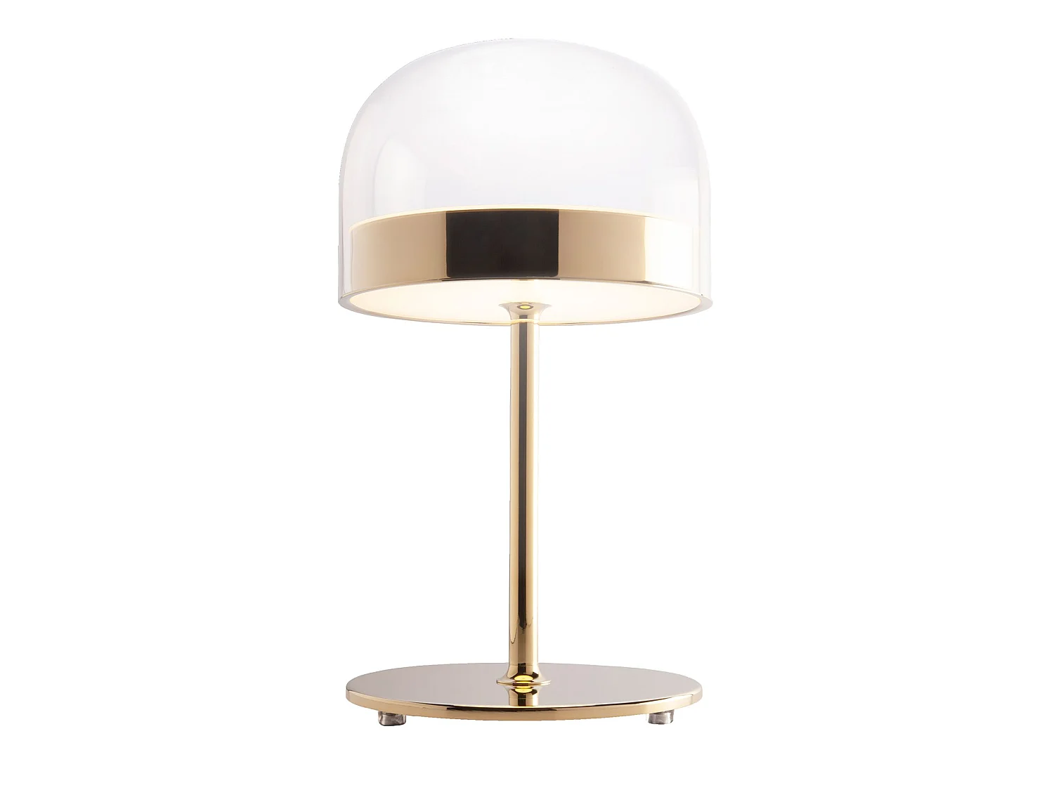 Lampe de bureau en acier et verre transparent 8066 ANGEL CERDA