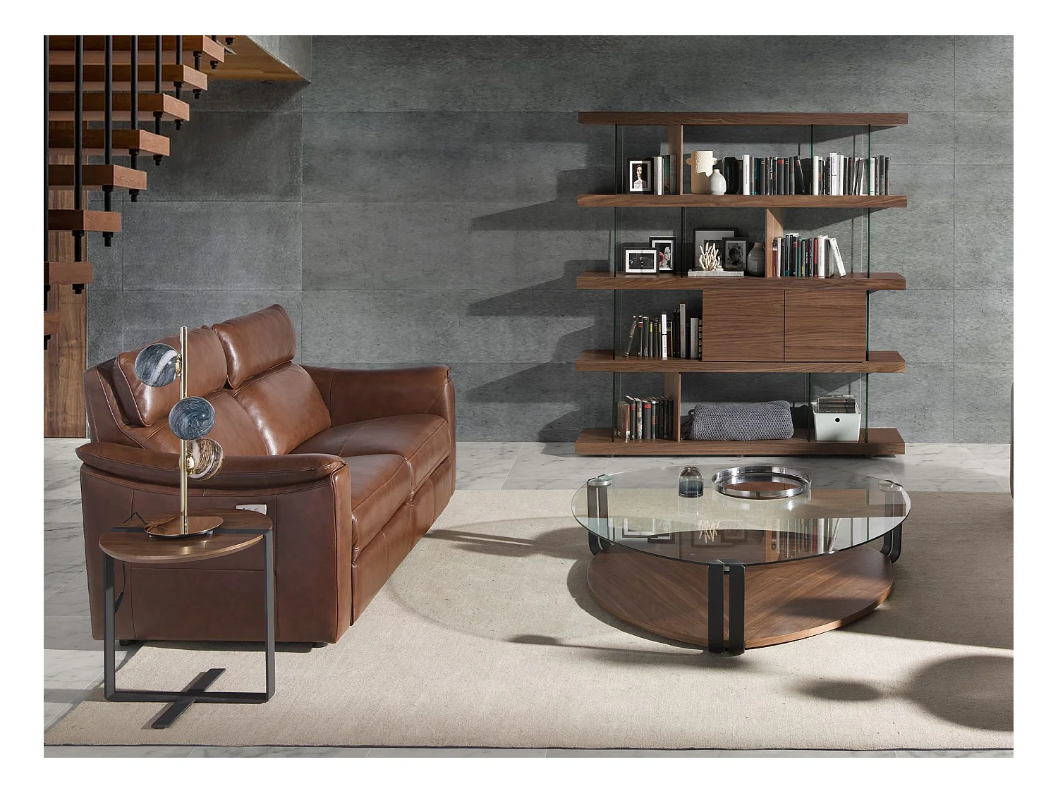 Candeeiro de mesa em aço inoxidável