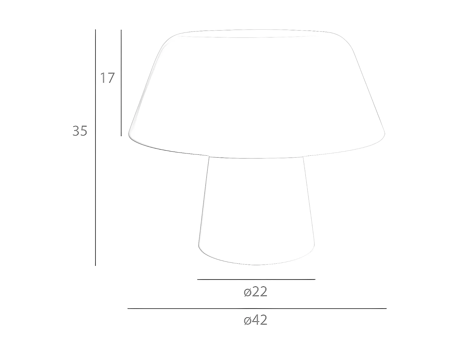 Tafellamp in zwart staal 8055 ANGEL CERDA