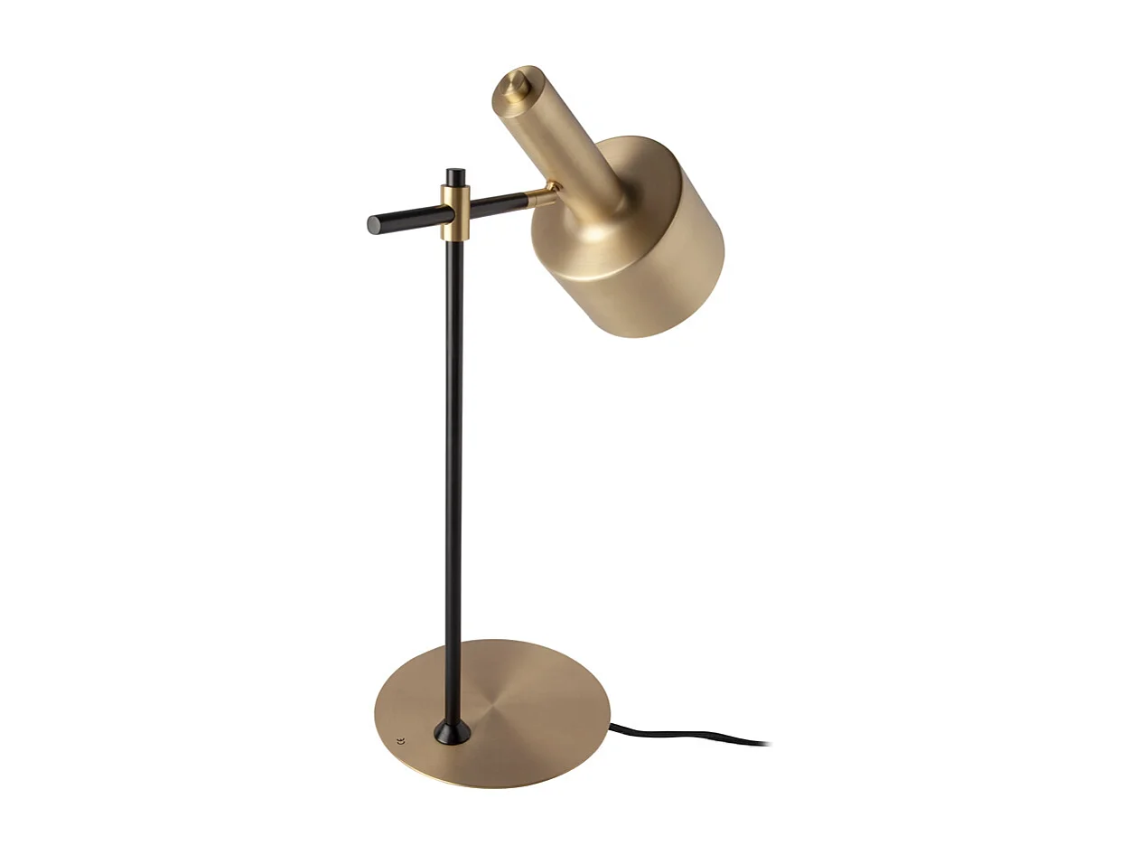 Lampe de bureau en aluminium doré et acier noir 8068 ANGEL CERDA