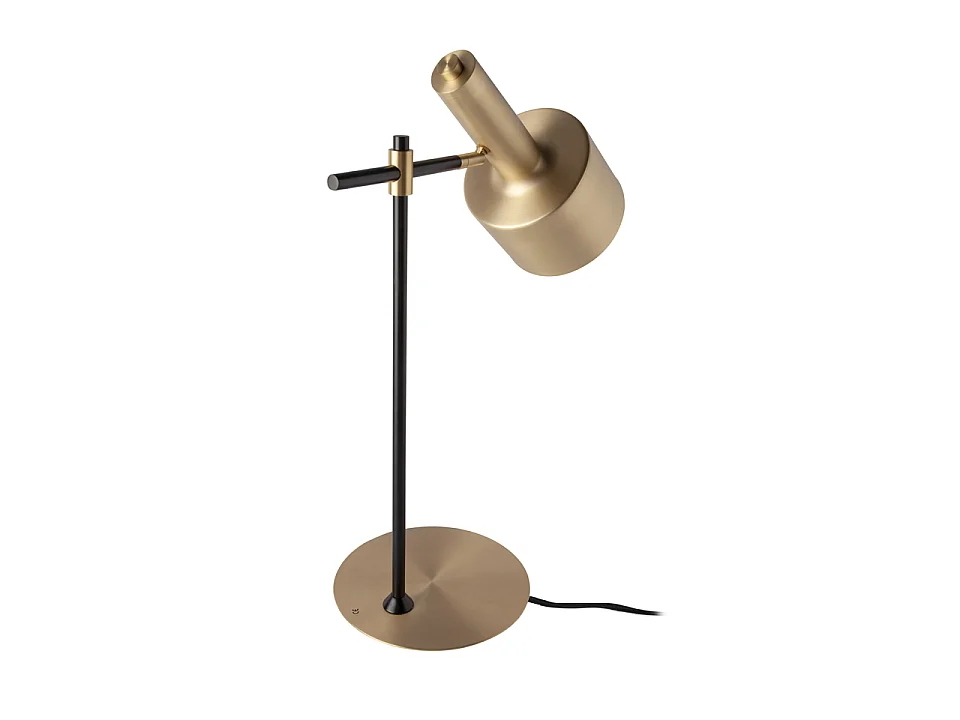 Tafellamp van verguld aluminium en zwart staal 8068 ANGEL CERDA