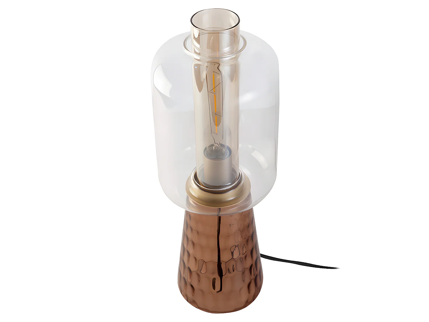 Tafellamp in rookglas 8063 ANGEL CERDA