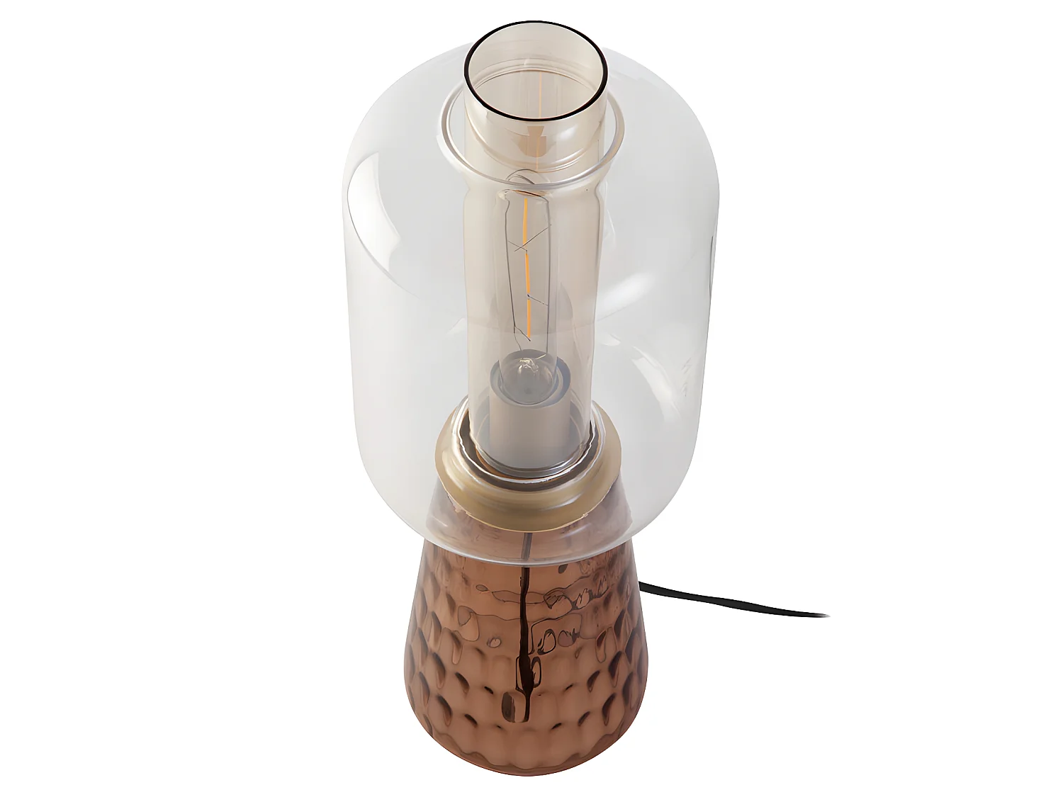 Lampada da tavolo in vetro fumé   8063 ANGEL CERDA