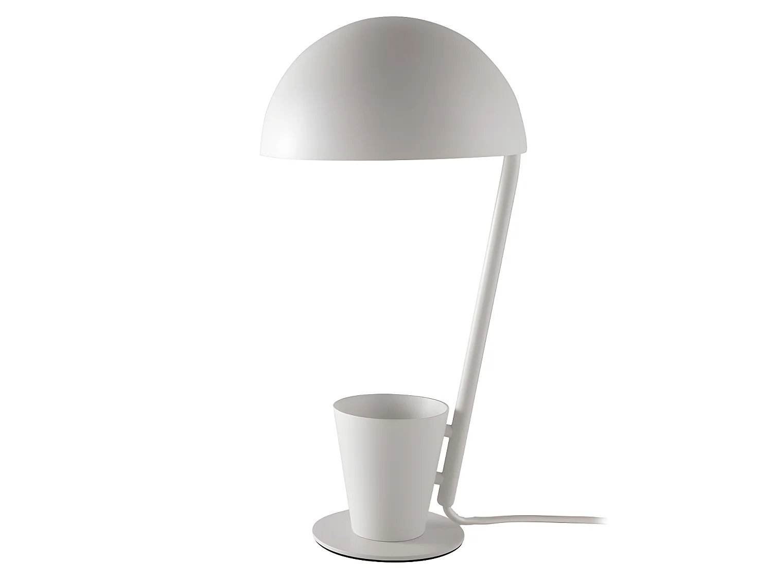 Tafellamp in wit staal 8053 ANGEL CERDA