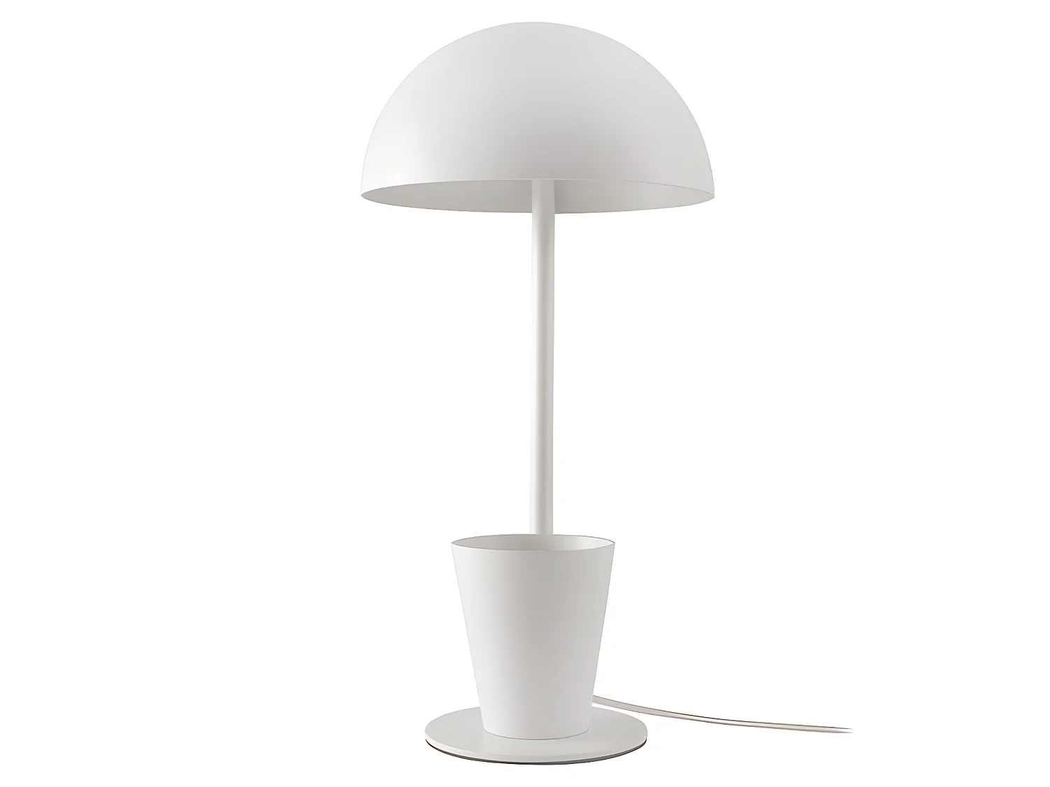 Tafellamp in wit staal 8053 ANGEL CERDA