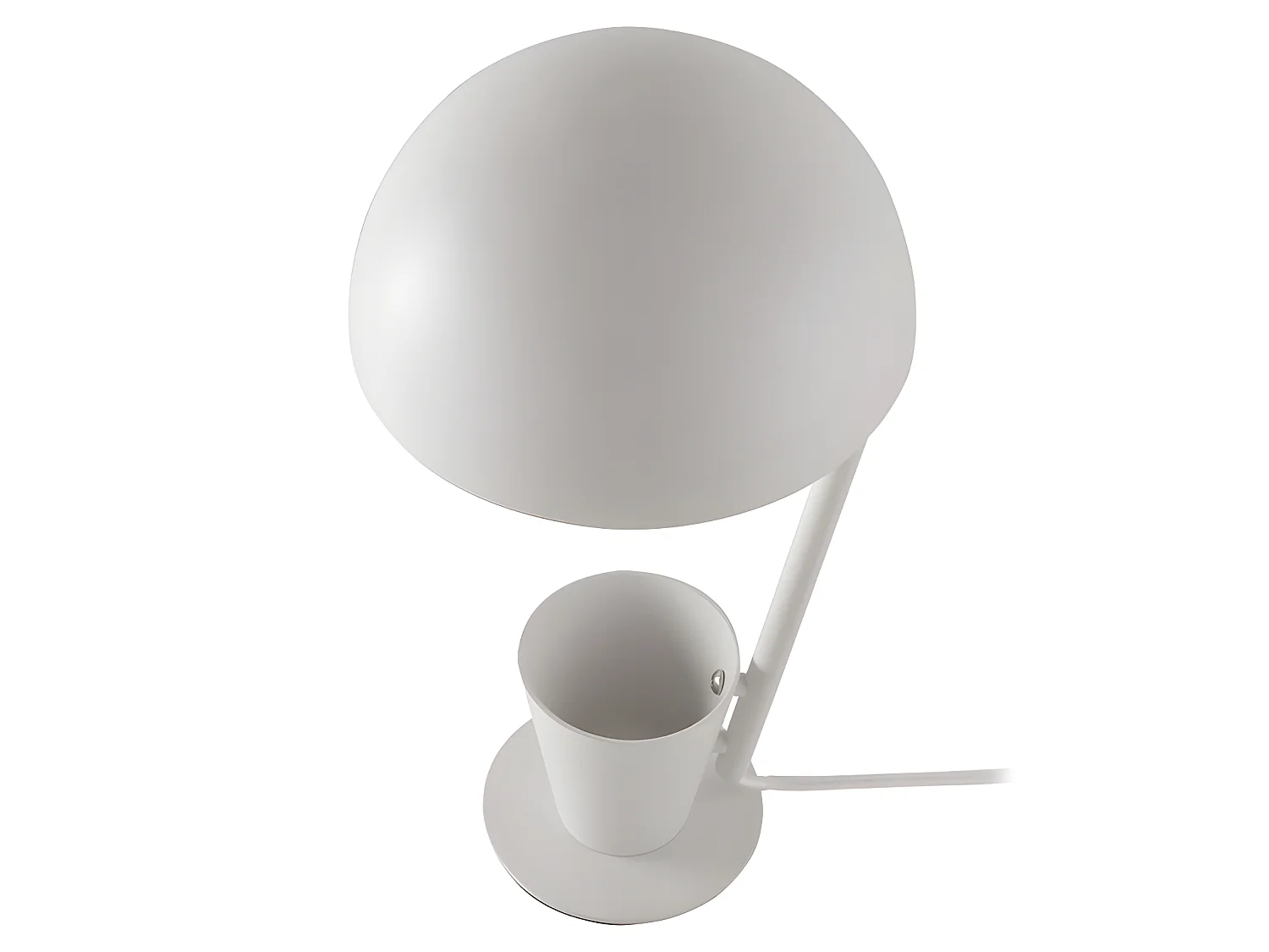 Tafellamp in wit staal 8053 ANGEL CERDA