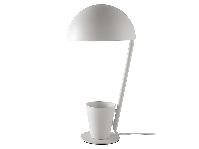 Lampada da tavolo in acciaio bianco   8053 ANGEL CERDA